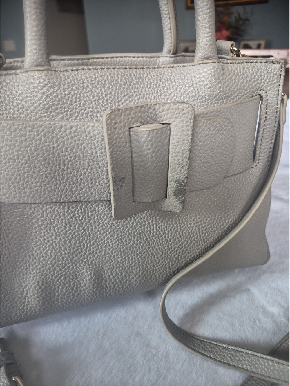 wo.en BObby brown BoYY over size buckle hang bag grey